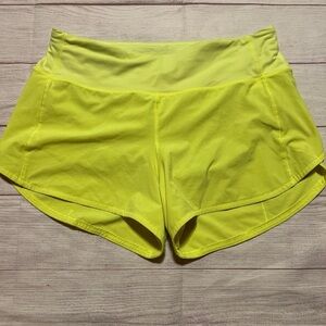 Lululemon Athletica speed up shorts 4” size 8 tall